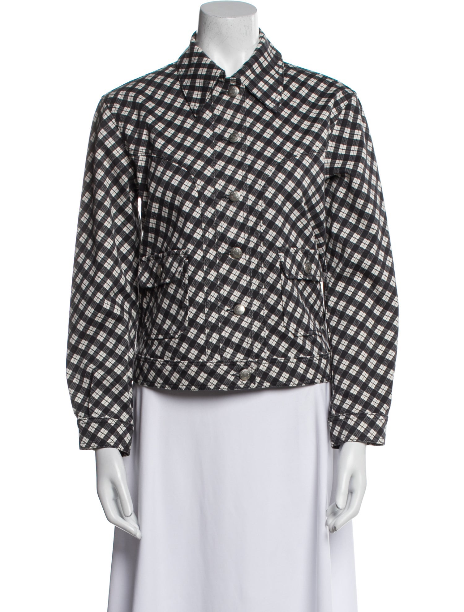 Alexa Chung Printed Blazer