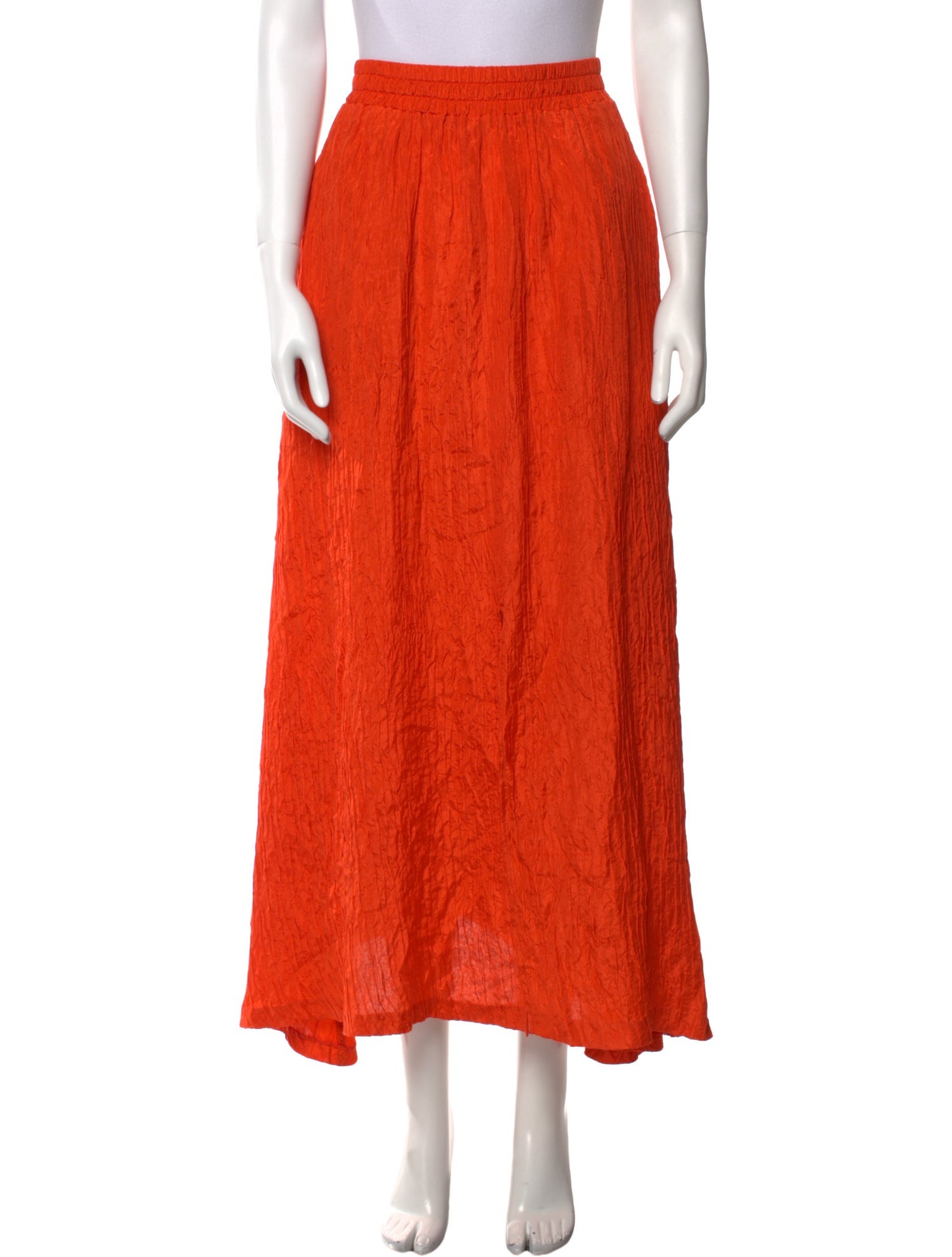 Silk Laundry Silk Midi Length Skirt