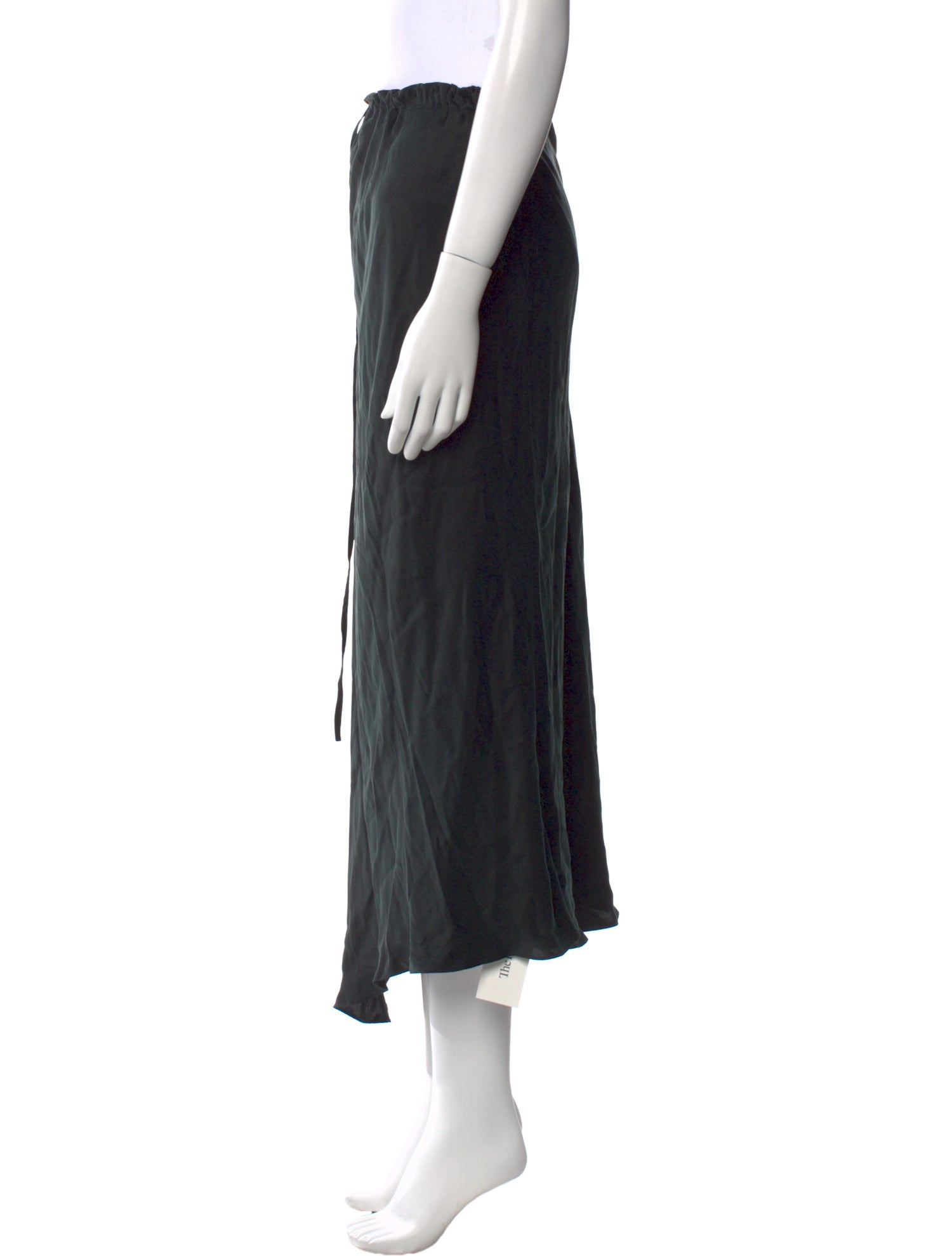 Silk Laundry Silk Midi Length Skirt