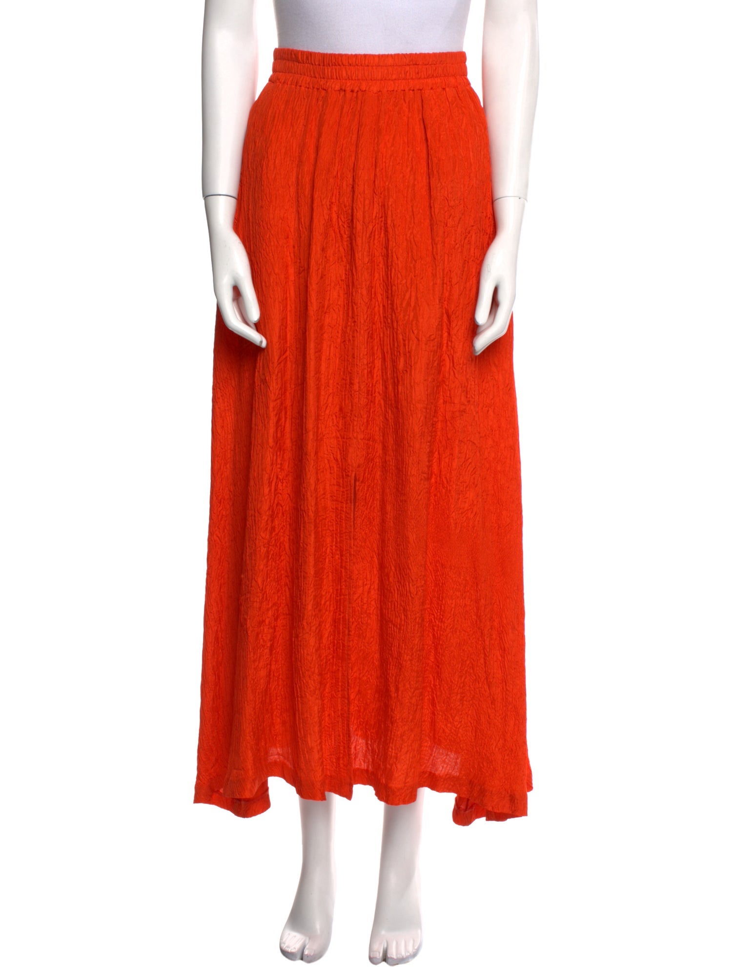 Silk Laundry Silk Midi Length Skirt