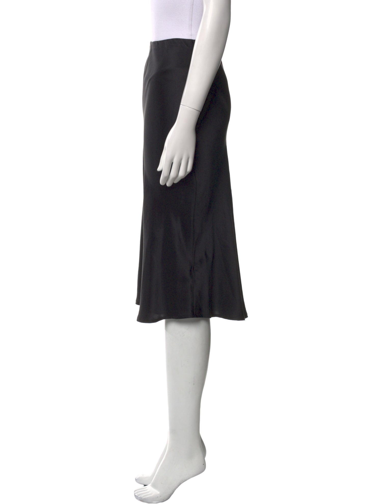 Silk Laundry Silk Knee-Length Skirt