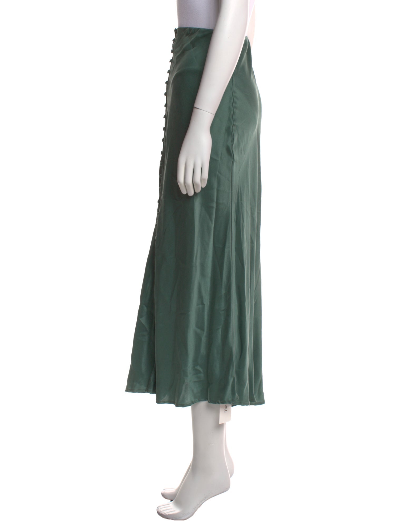 Silk Laundry Silk Midi Length Skirt