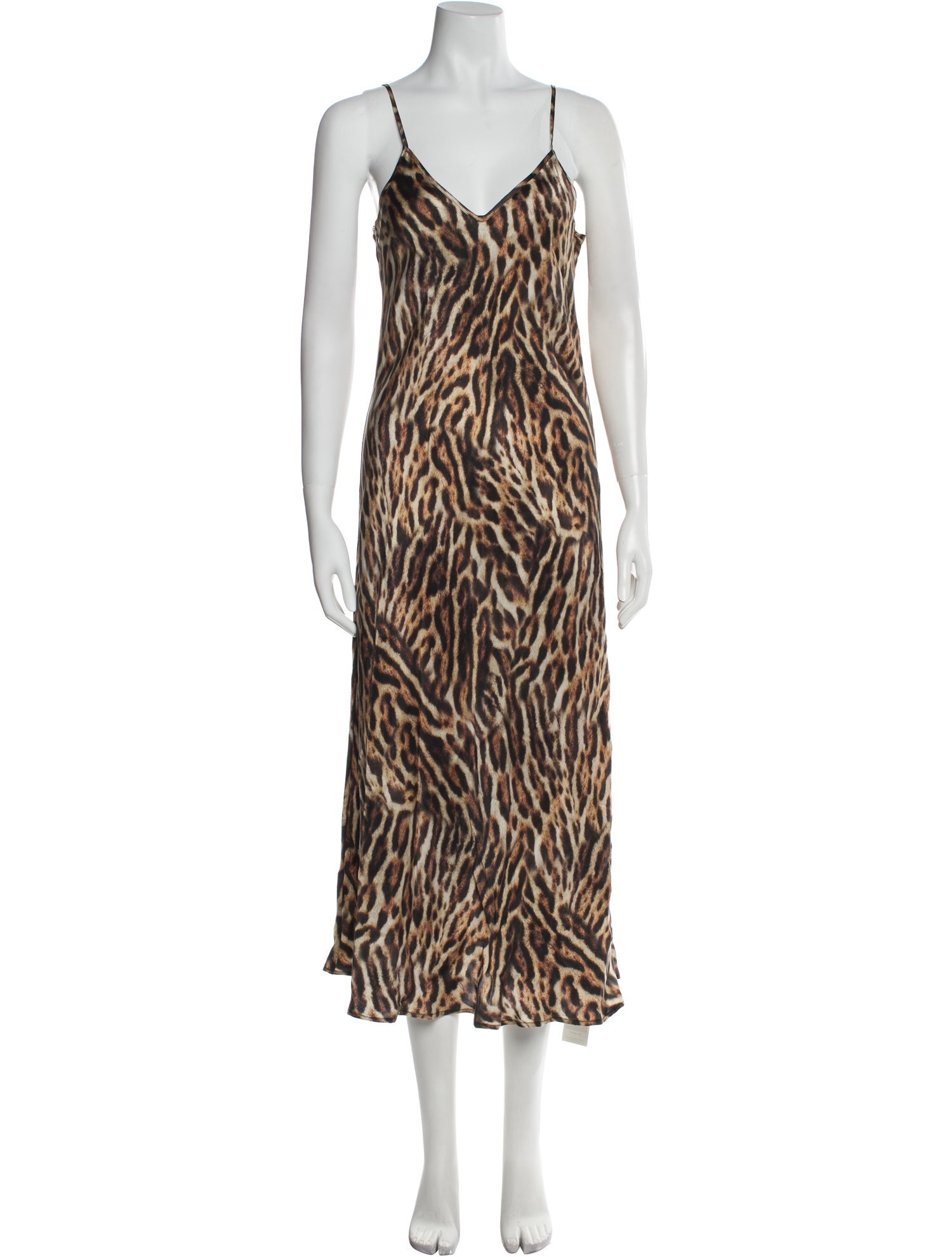 Silk Laundry Silk Midi Length Dress