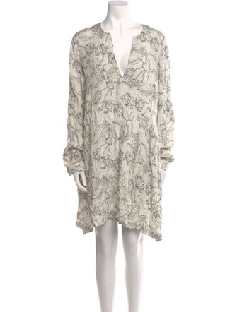 Silk Laundry Silk Mini Dress