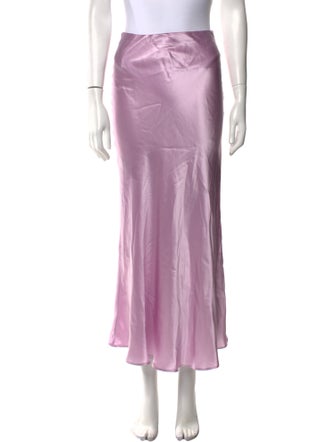 Silk Laundry Silk Midi Length Skirt
