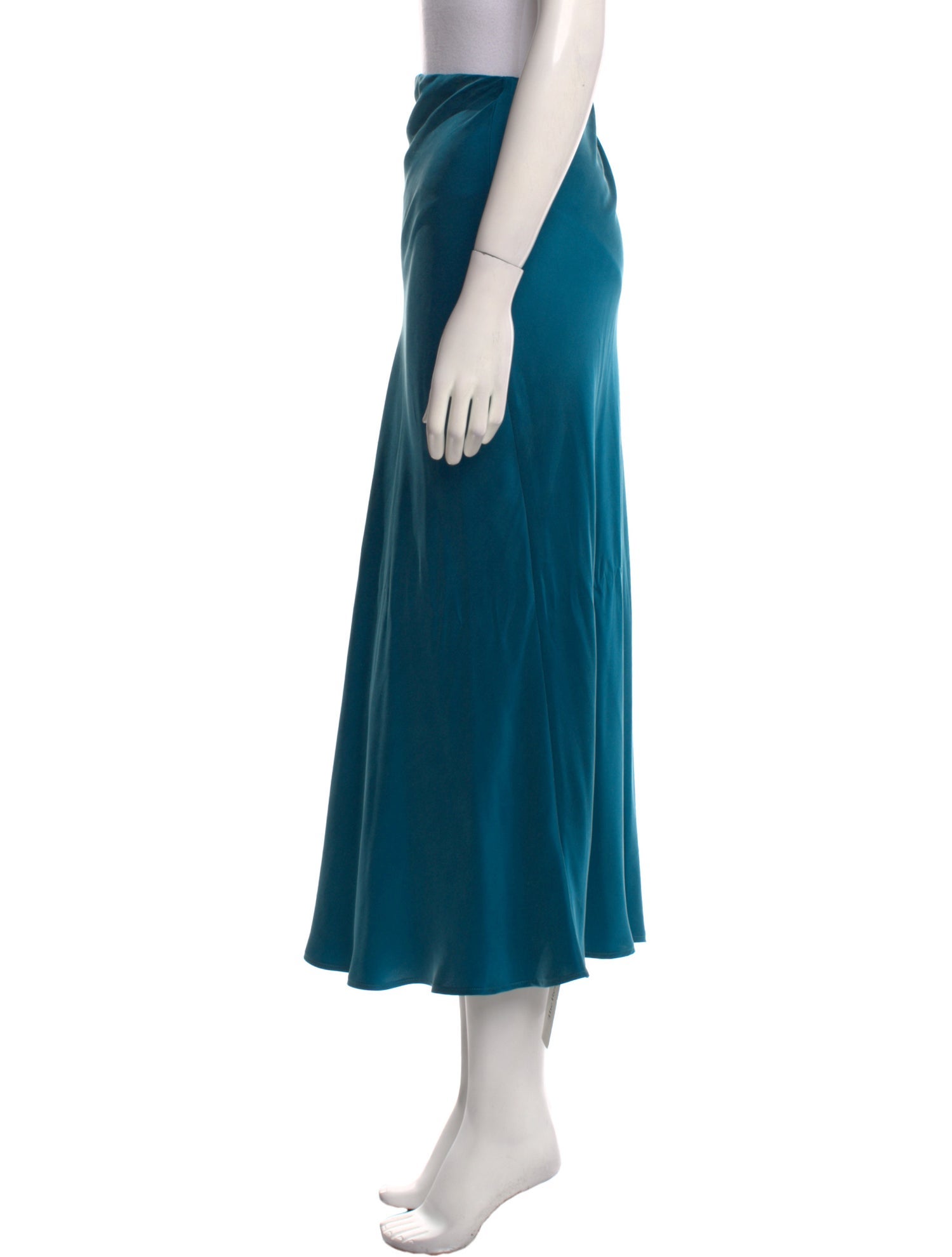 Silk Laundry Silk Midi Length Skirt
