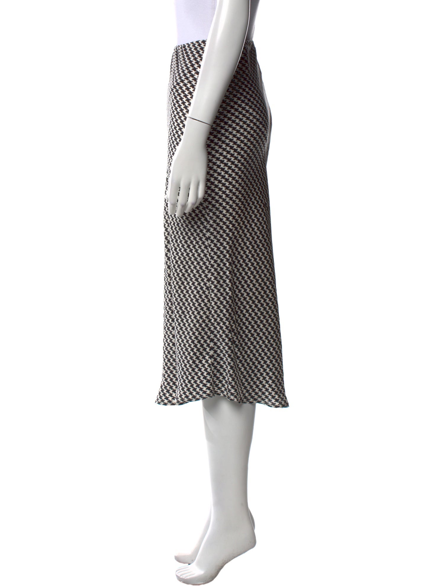 Silk Laundry Silk Midi Length Skirt