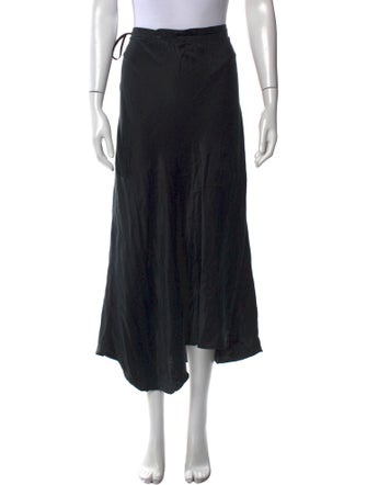 Silk Laundry Silk Midi Length Skirt