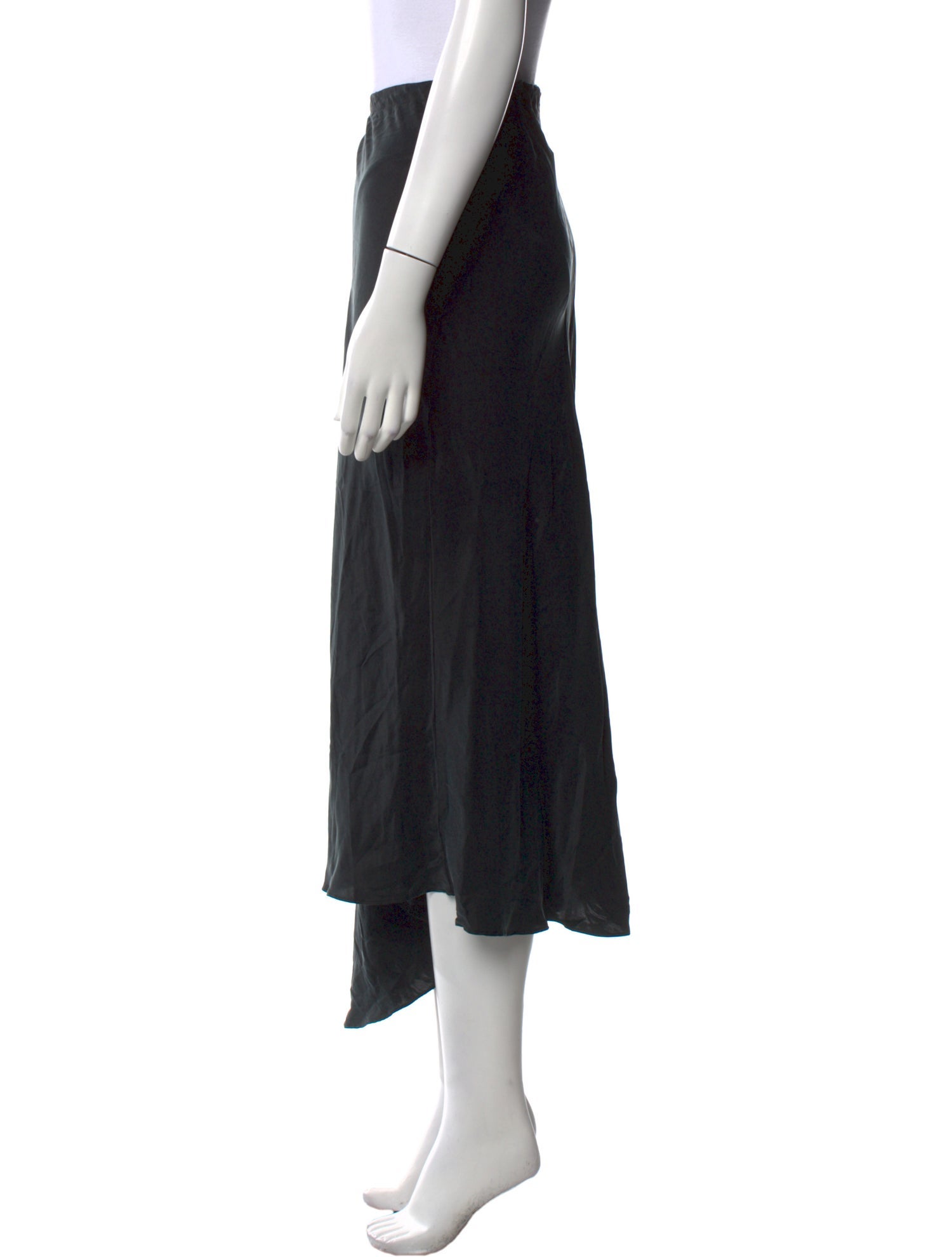 Silk Laundry Silk Midi Length Skirt