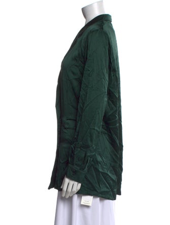 Silk Laundry Silk V-Neck Blouse