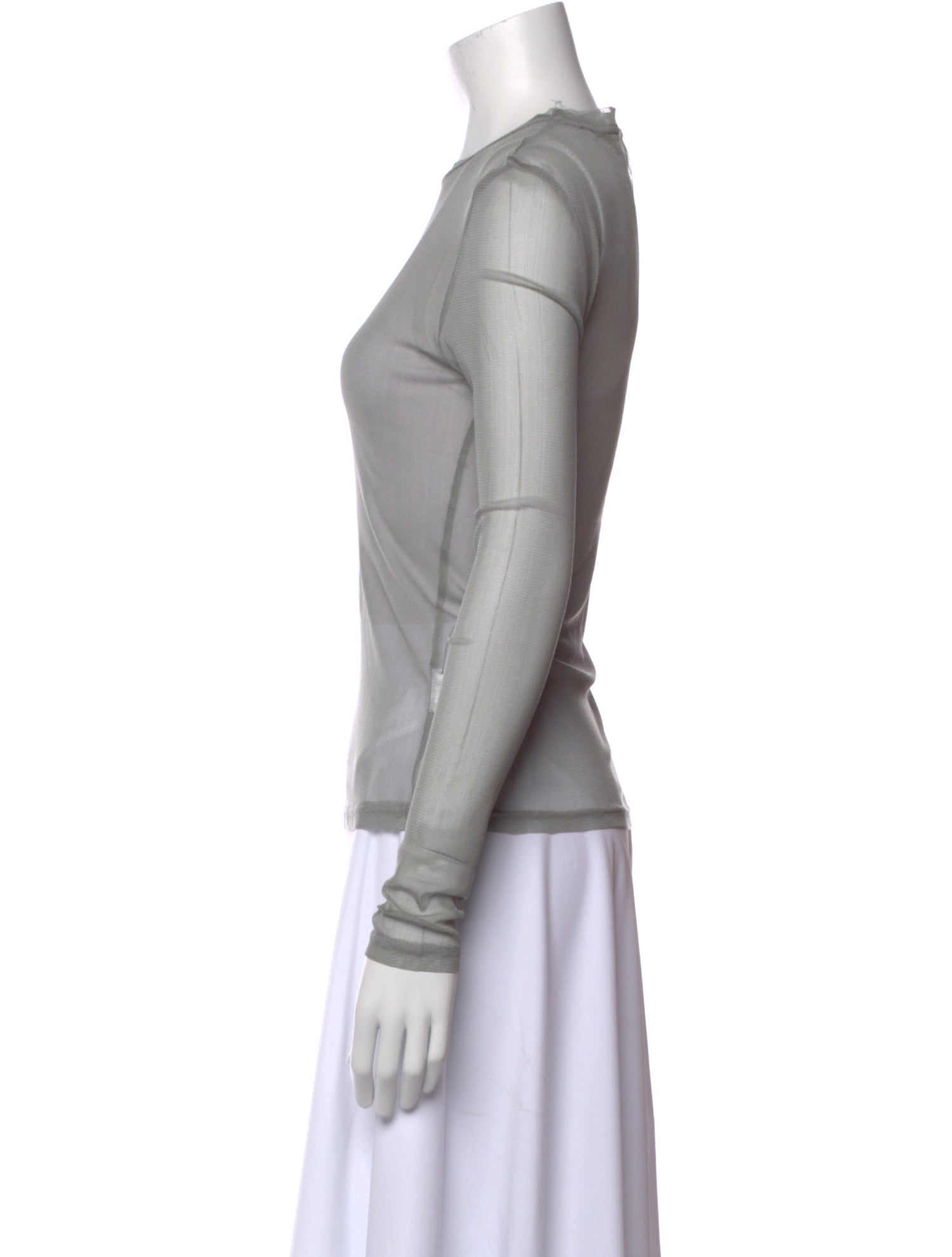 Silk Laundry Silk Crew Neck Top