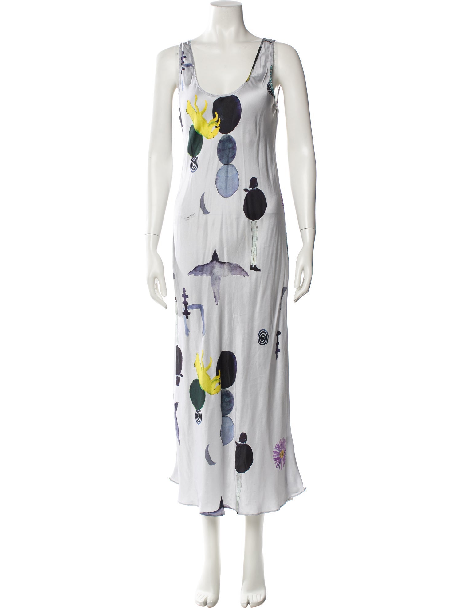 Silk Laundry Silk Midi Length Dress