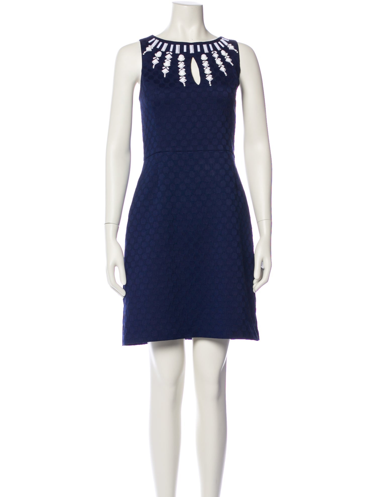 Silk Laundry Printed Mini Dress