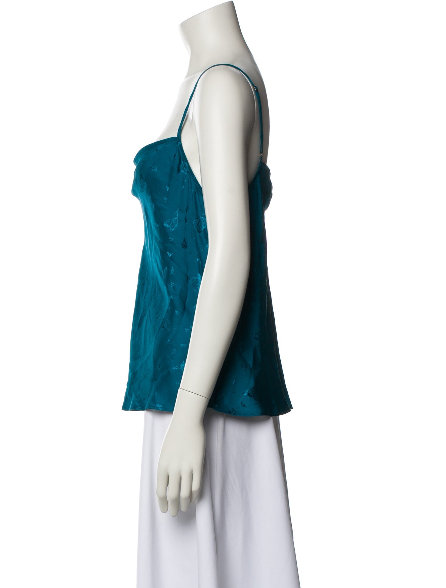 Silk Laundry Silk Cowl Neck Top