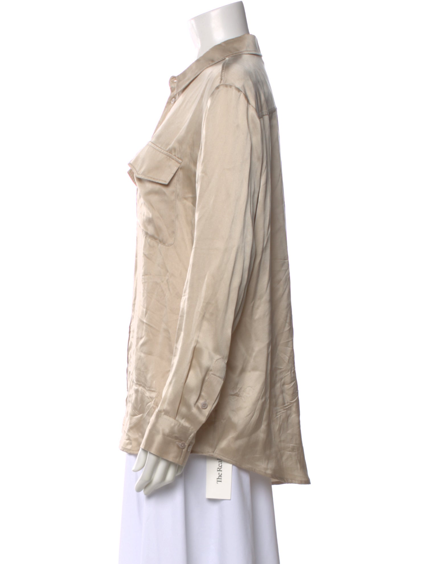 Silk Laundry Silk Long Sleeve Blouse