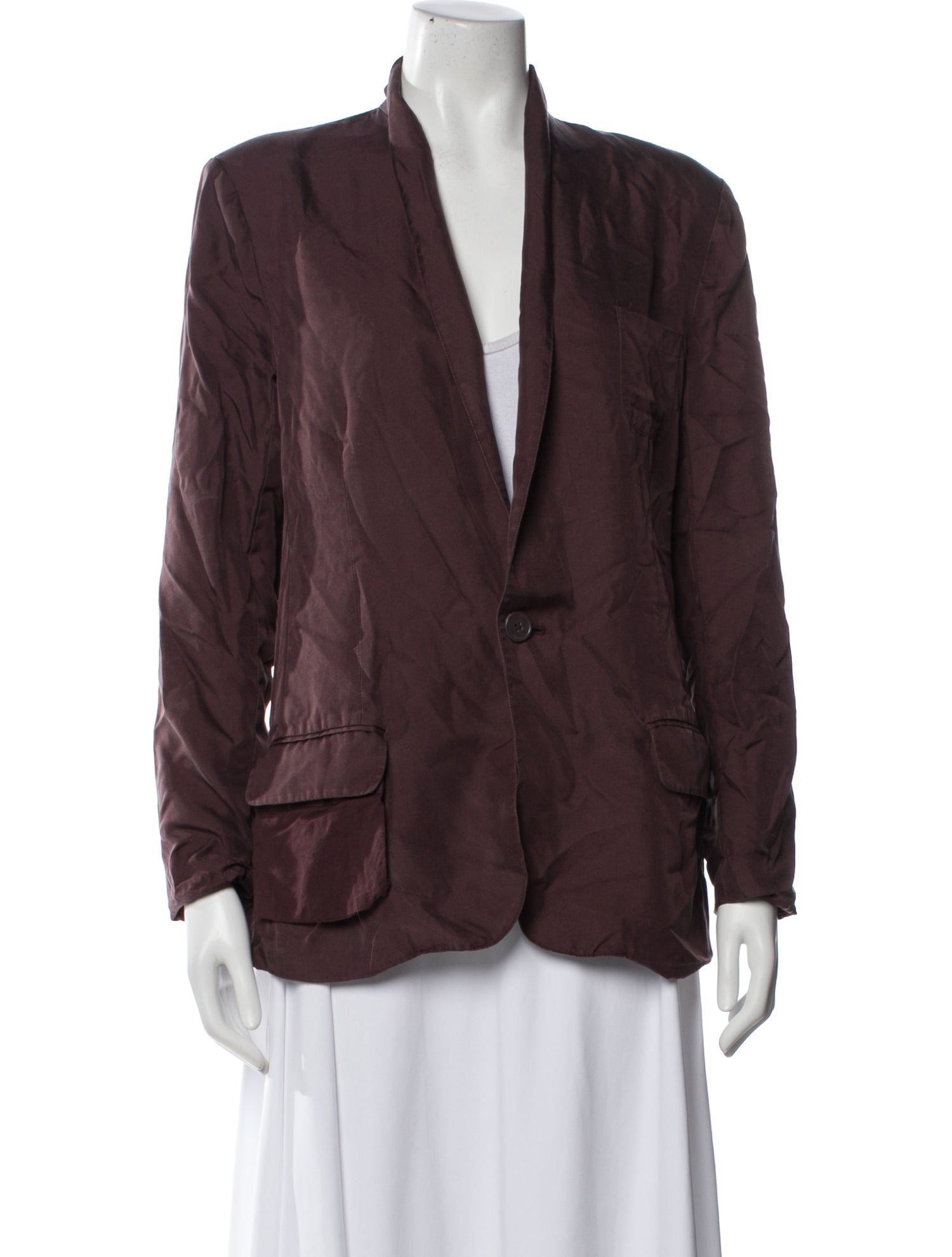 Silk Laundry Silk Blazer