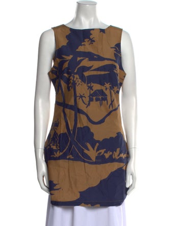 SoleilSoleil Printed Mini Dress