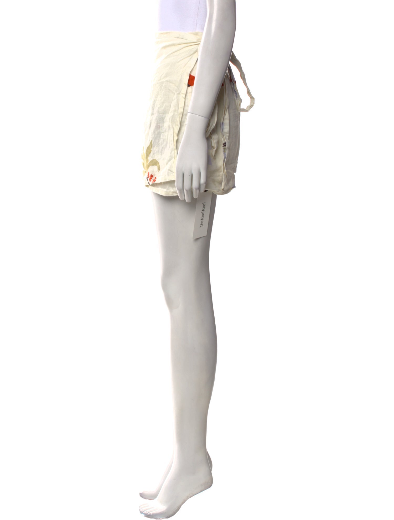 SoleilSoleil Linen Mini Skirt