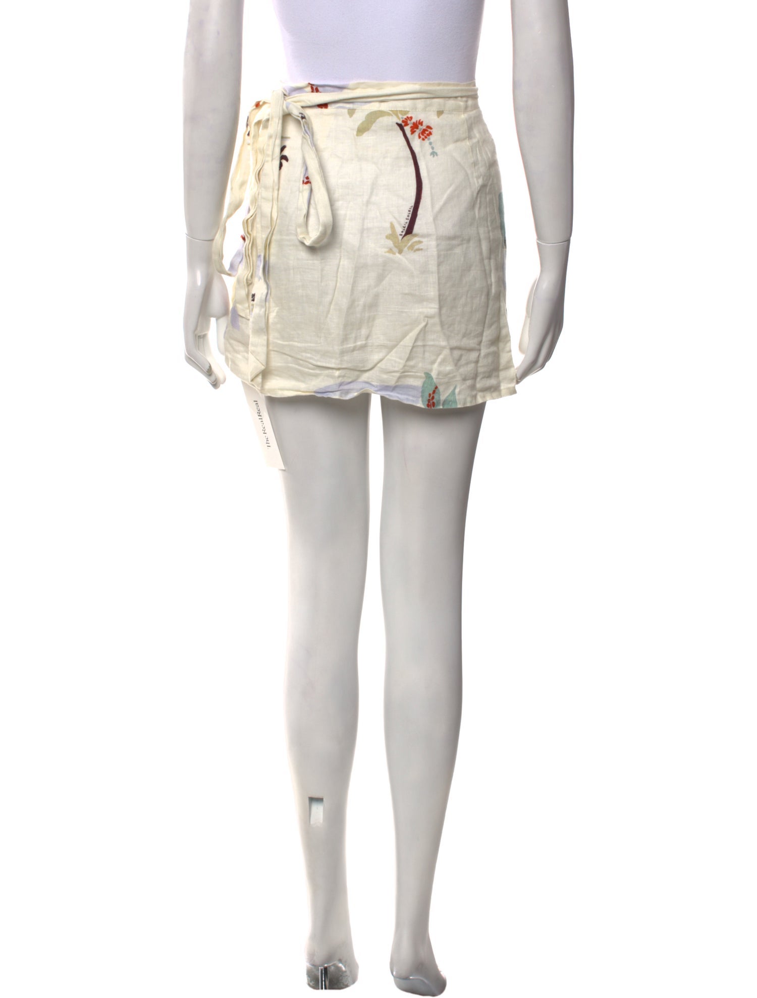 SoleilSoleil Linen Mini Skirt