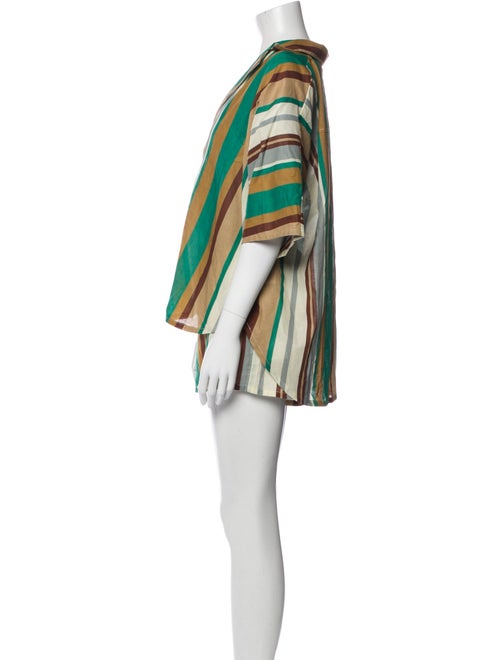 SoleilSoleil Striped Short Set