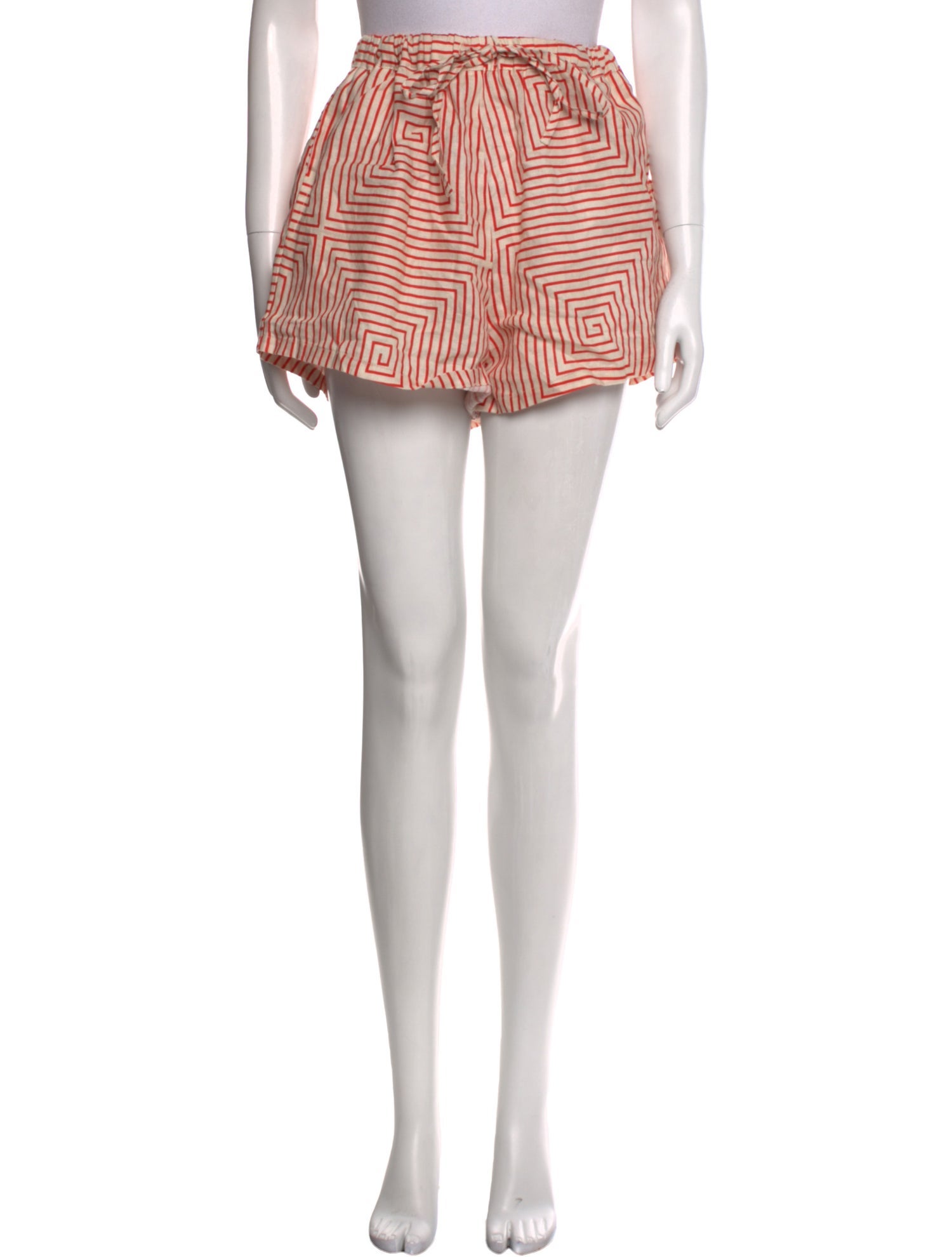 SoleilSoleil Linen Mini Shorts