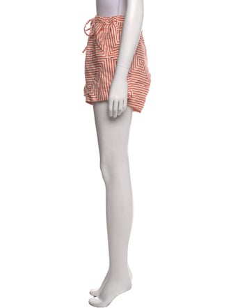 SoleilSoleil Linen Mini Shorts