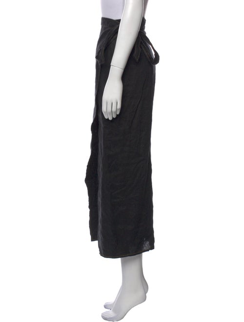 SoleilSoleil Linen Midi Length Skirt