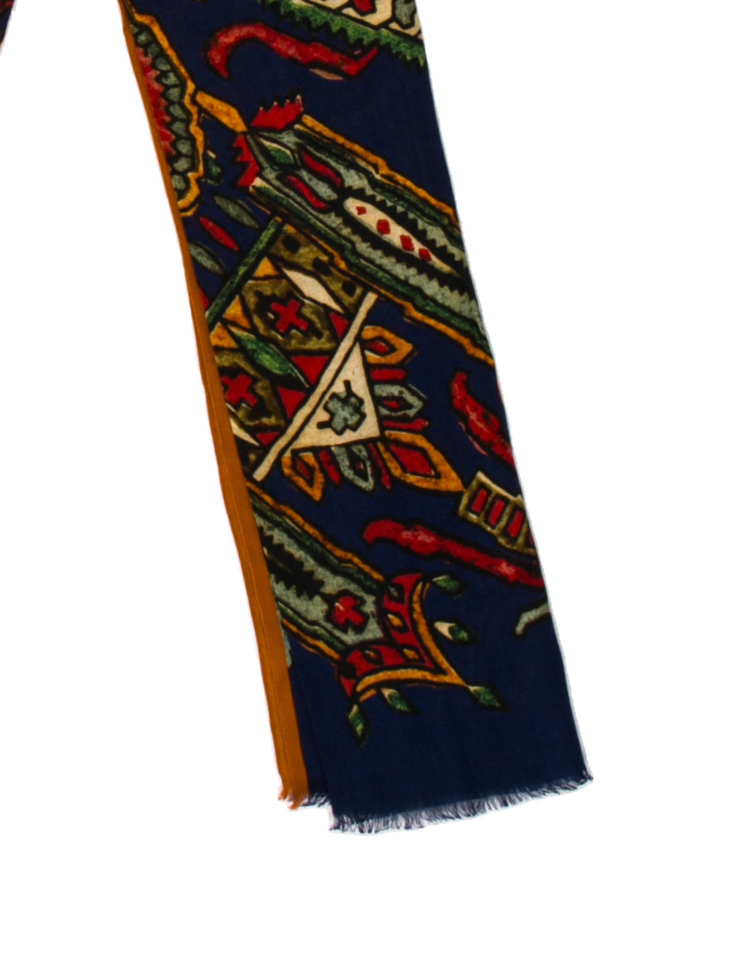 Slowear Wool Printed Scarf