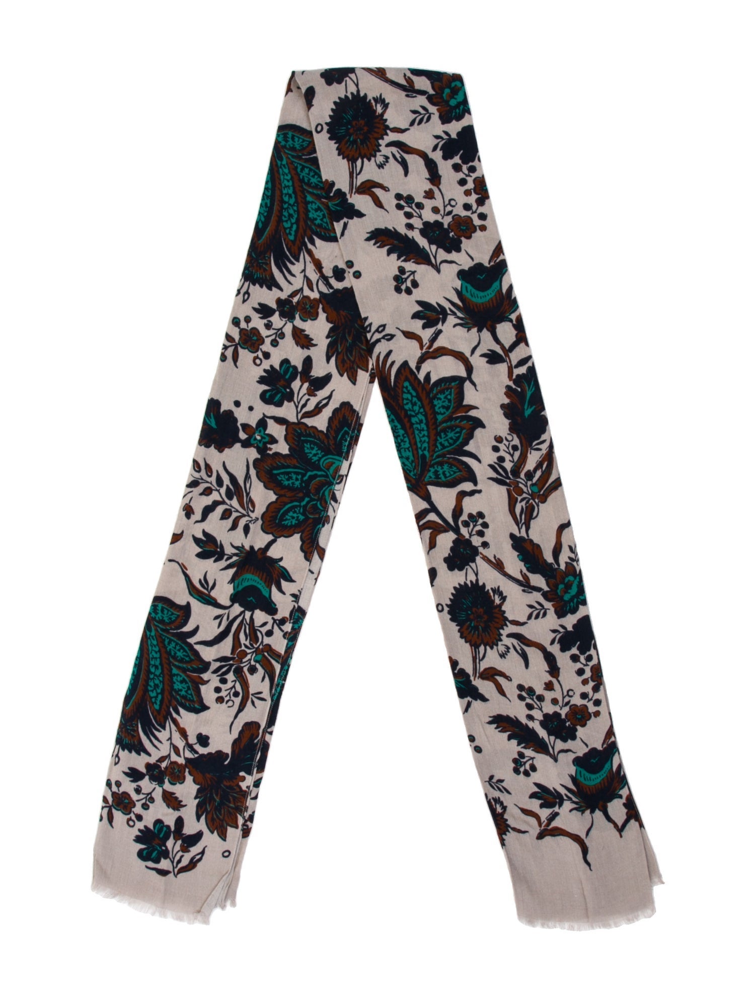 Slowear Floral Print Scarf