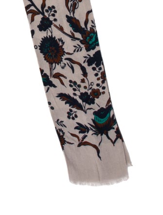 Slowear Floral Print Scarf