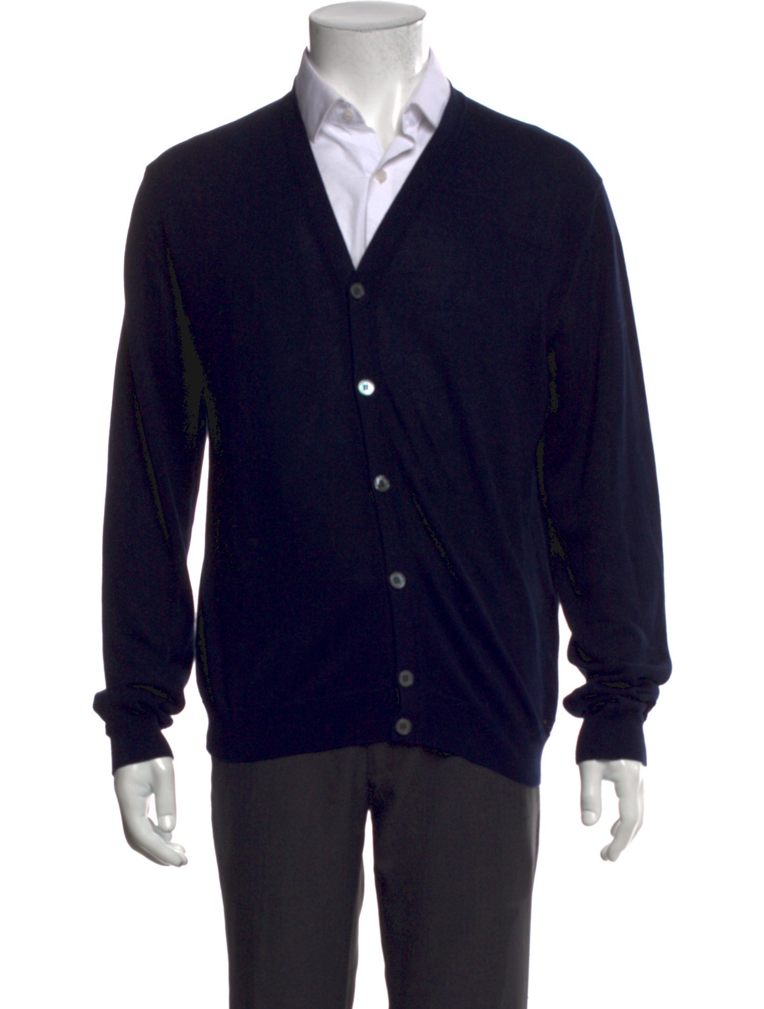 Slowear V-Neck Long Sleeve Cardigan