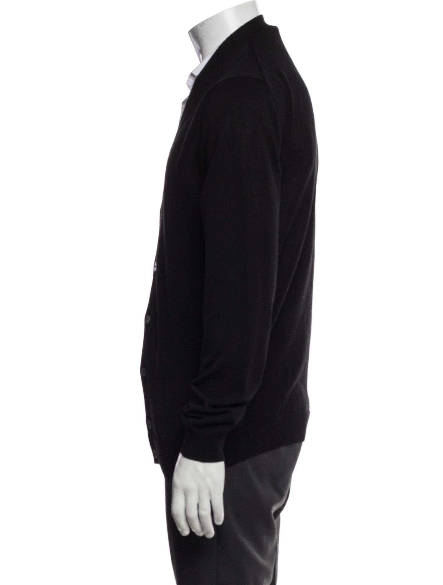 Slowear Open Front Long Sleeve Cardigan