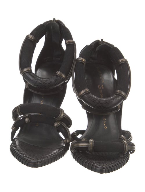 Stella Luna Pour Anthony Vaccarello Leather Gladiator Sandals