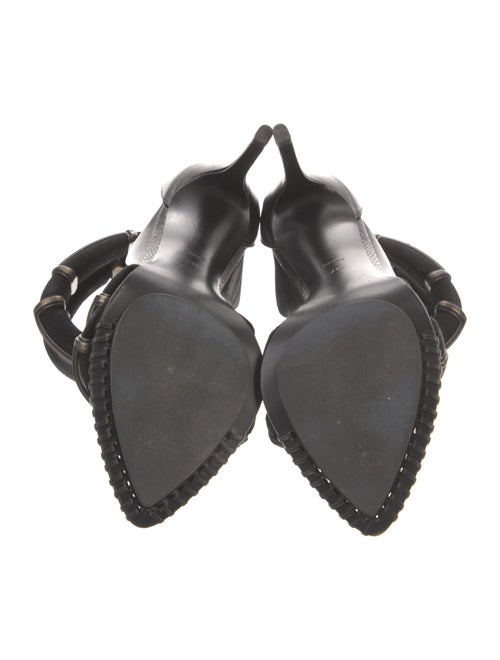 Stella Luna Pour Anthony Vaccarello Leather Gladiator Sandals