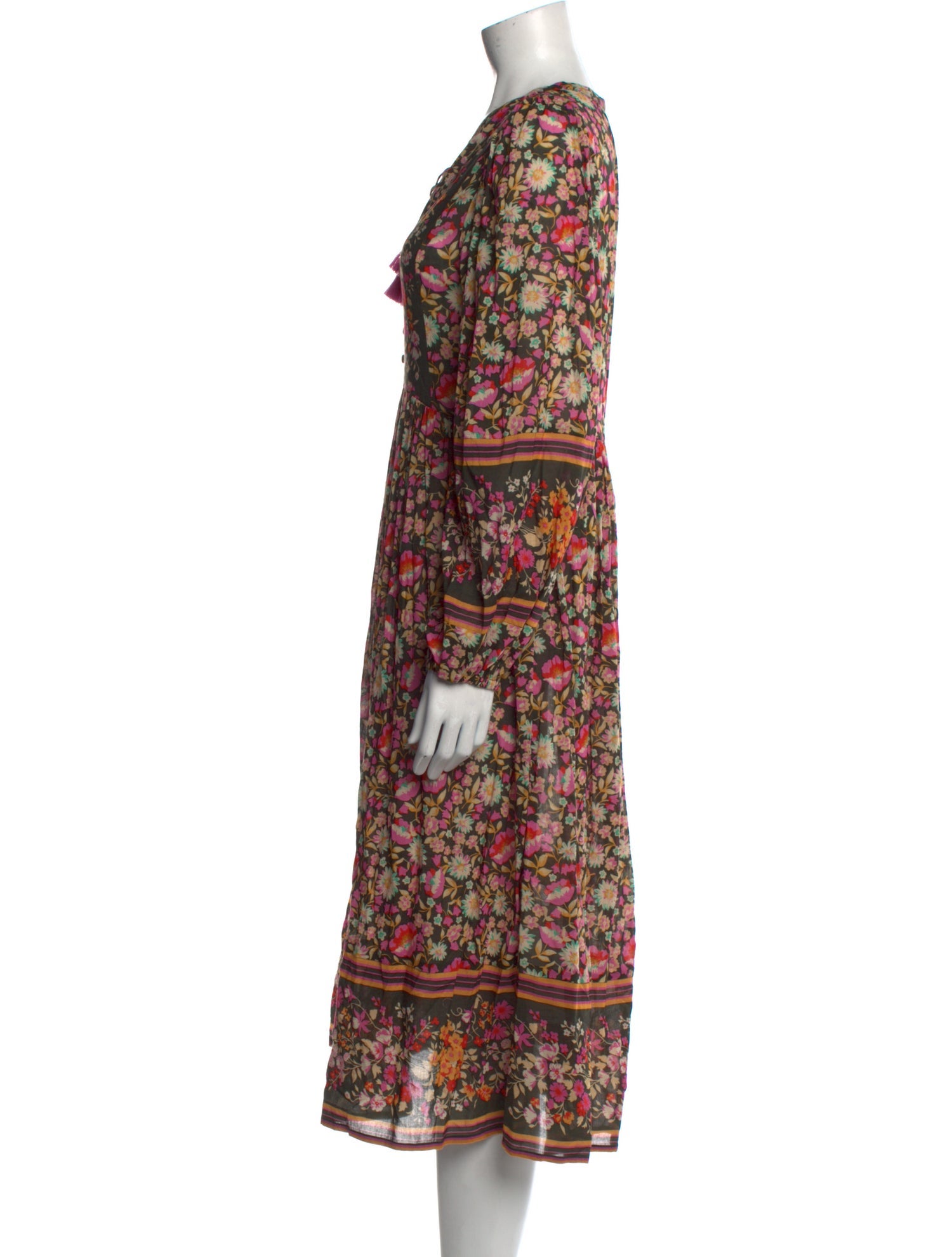 Spell Floral Print Midi Length Dress w/ Tags