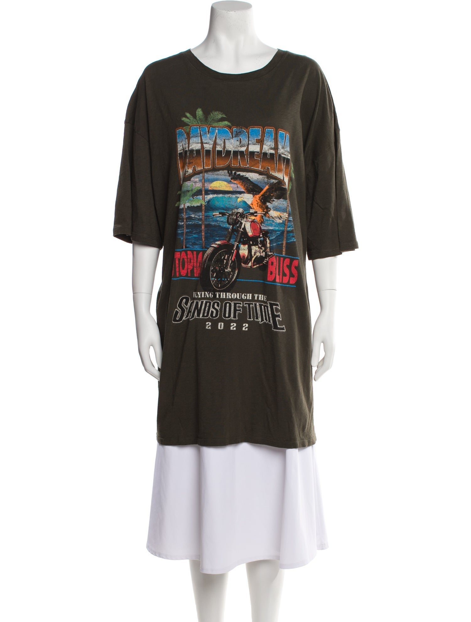 Spell Graphic Print Crew Neck T-Shirt