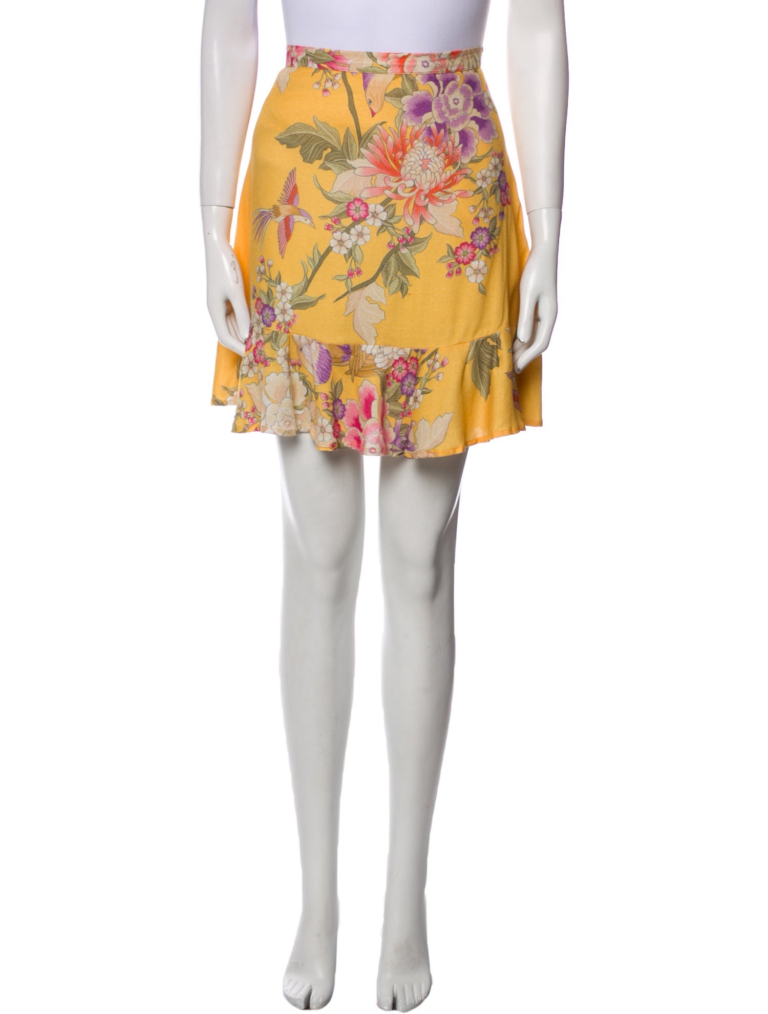 Spell Angora Mini Skirt