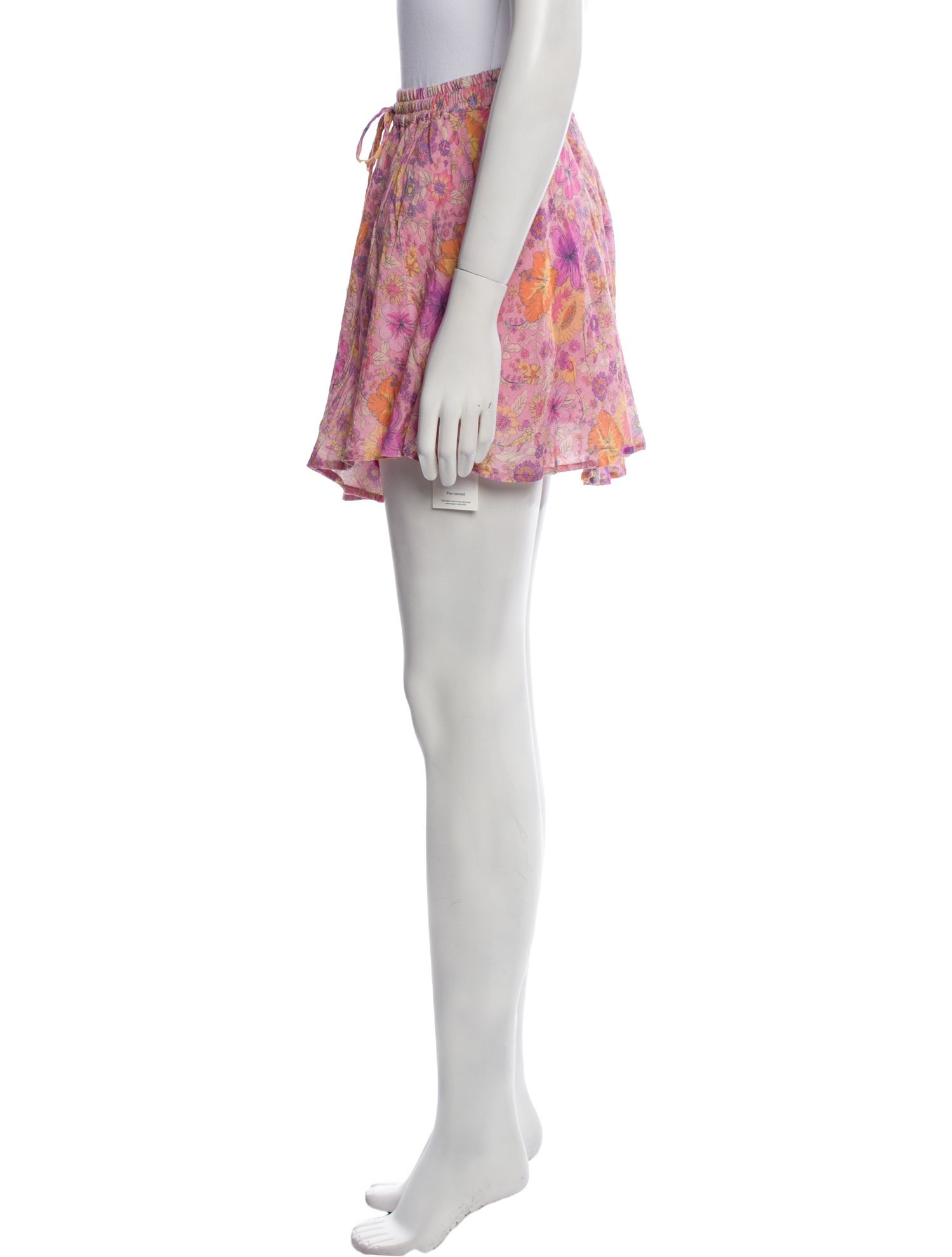 Spell Floral Print Mini Skirt