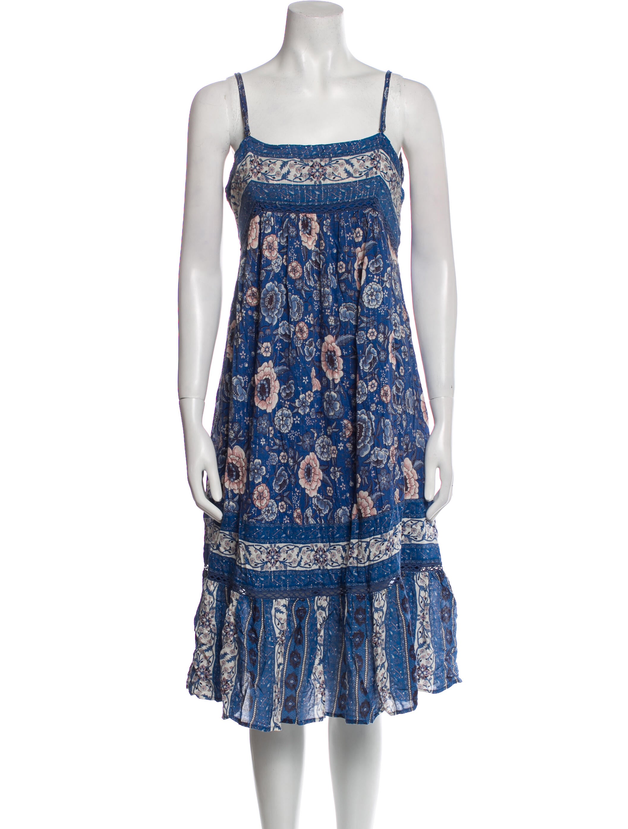 Spell Paisley Print Knee-Length Dress