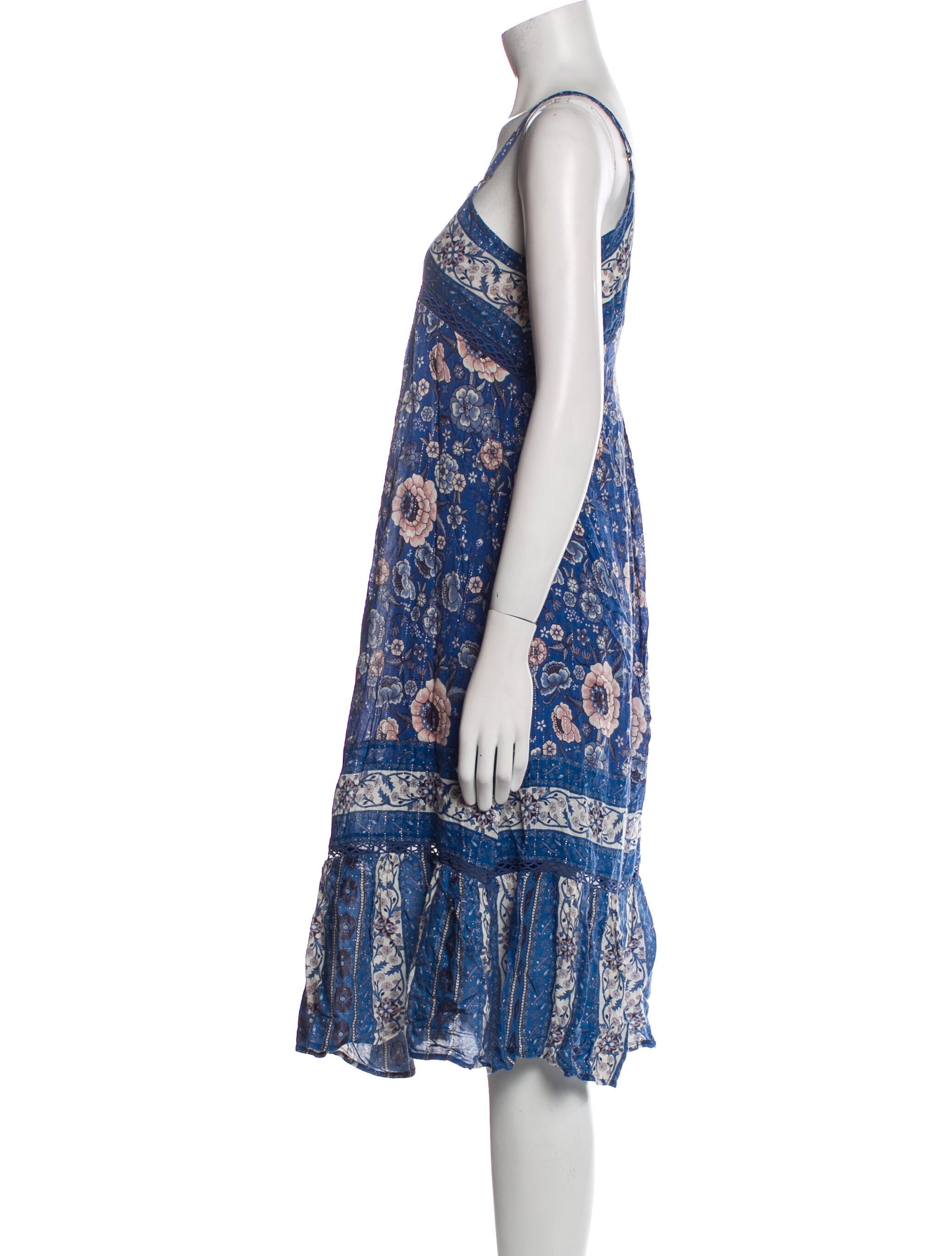 Spell Paisley Print Knee-Length Dress