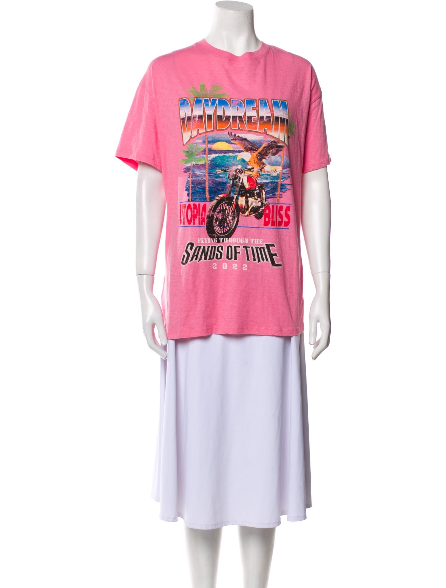 Spell Graphic Print Crew Neck T-Shirt w/ Tags