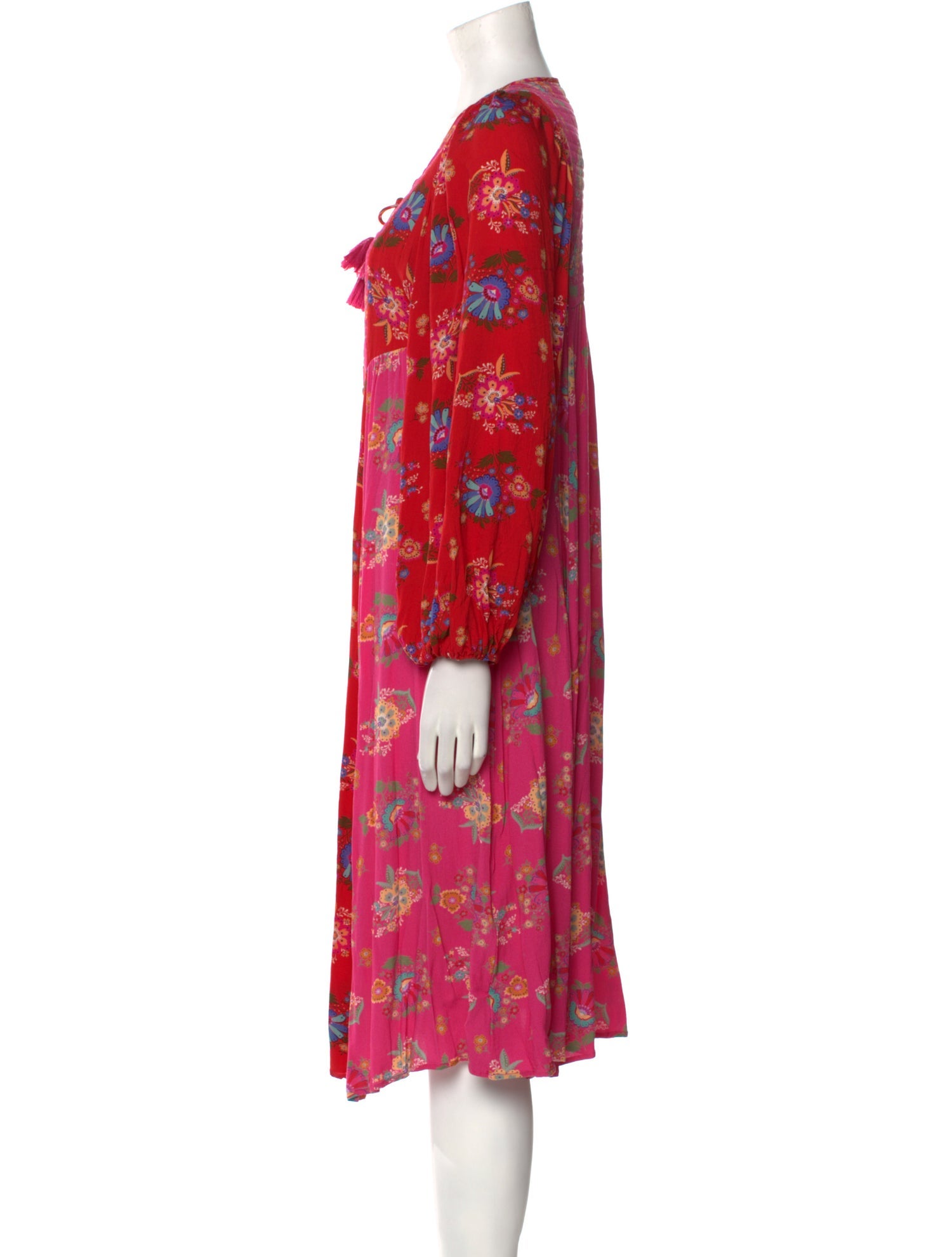 Spell Floral Print Midi Length Dress