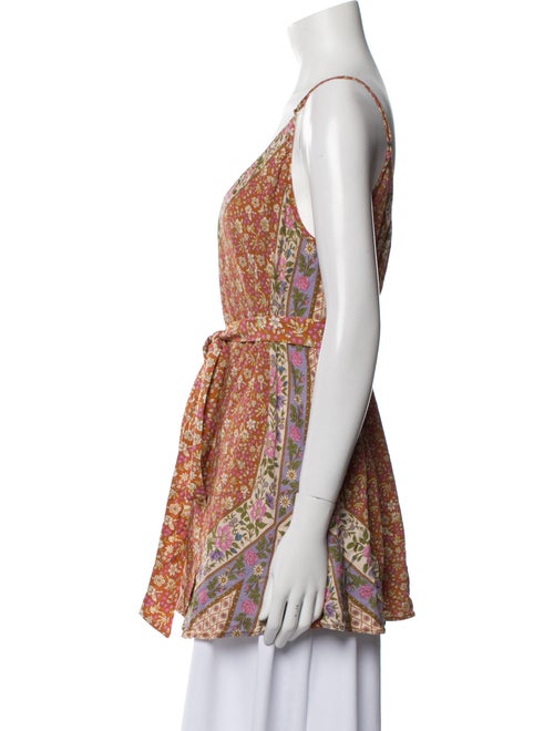 Spell Floral Print Scoop Neck Tunic