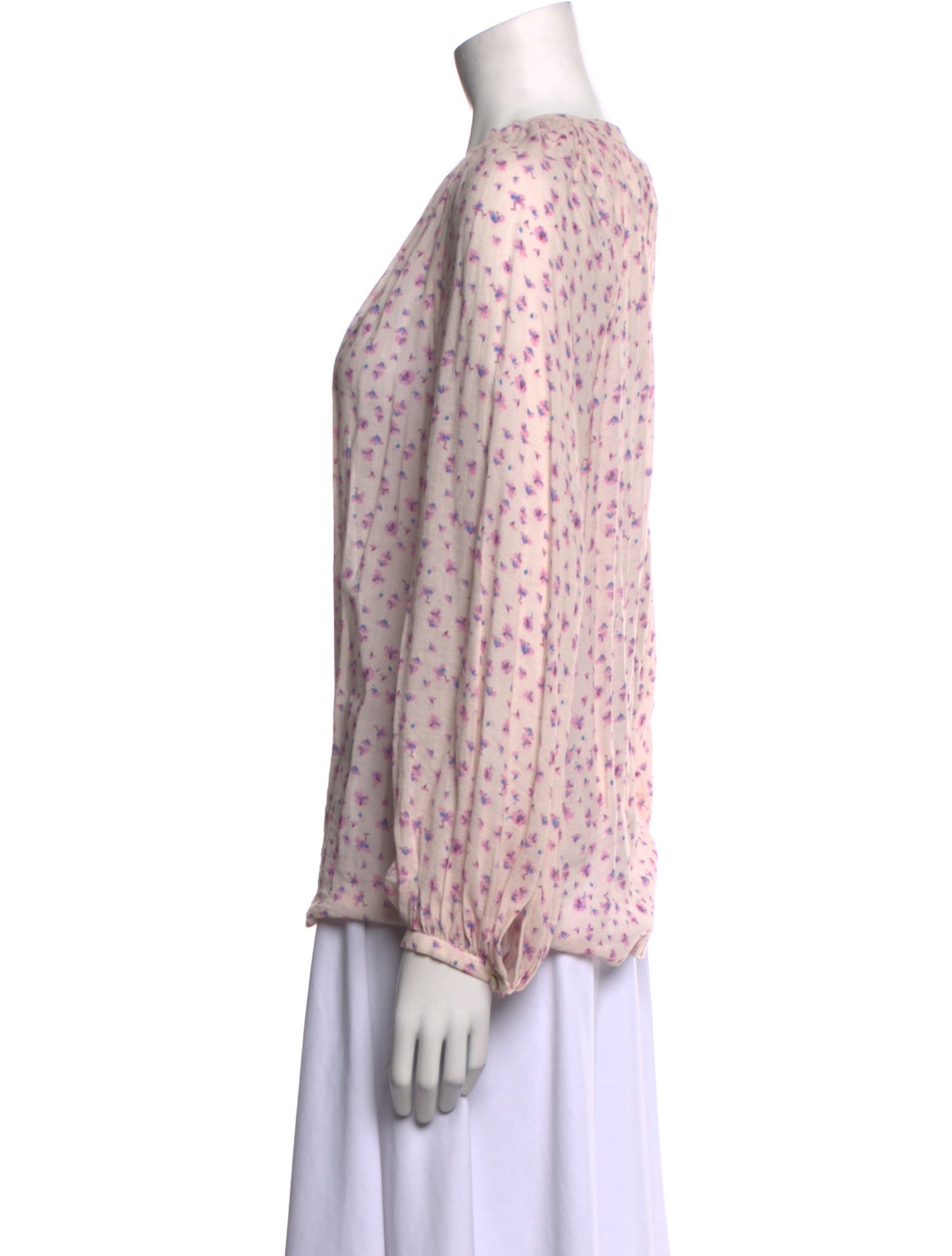 Spell Floral Print Crew Neck Blouse