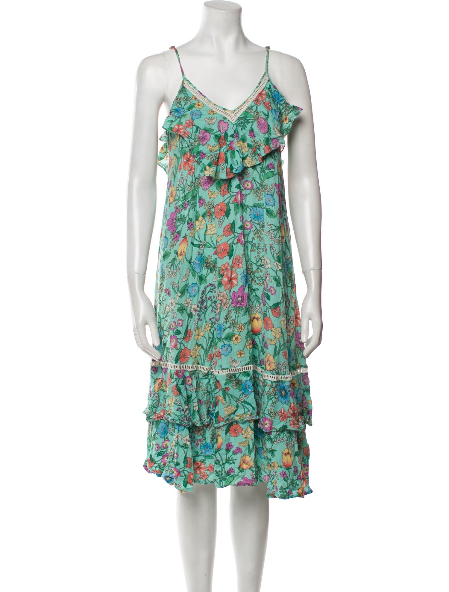 Spell Floral Print Knee-Length Dress