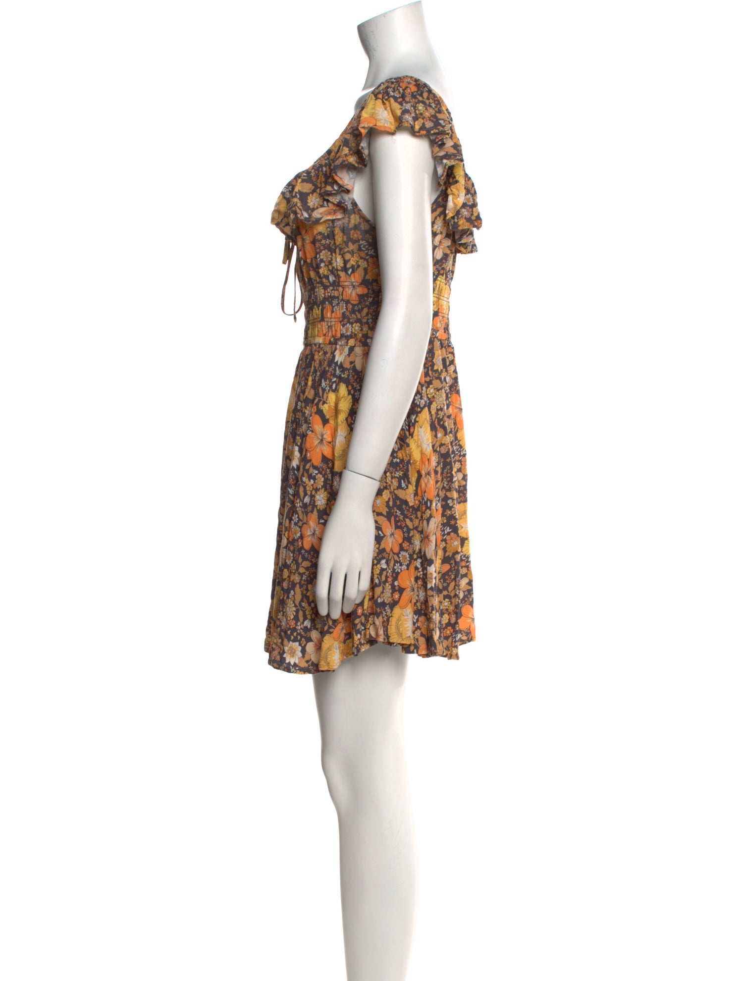 Spell Floral Print Mini Dress