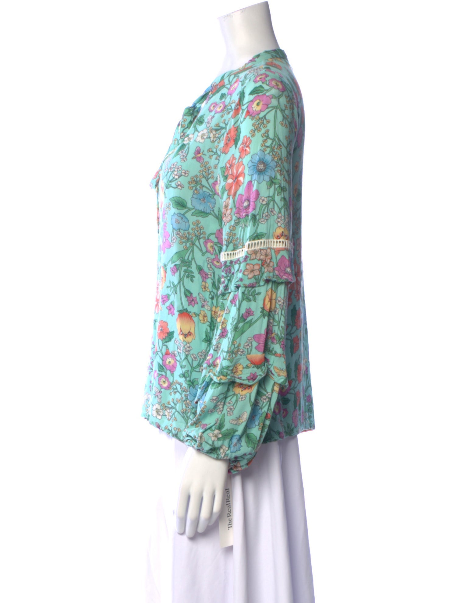 Spell Floral Print V-Neck Blouse