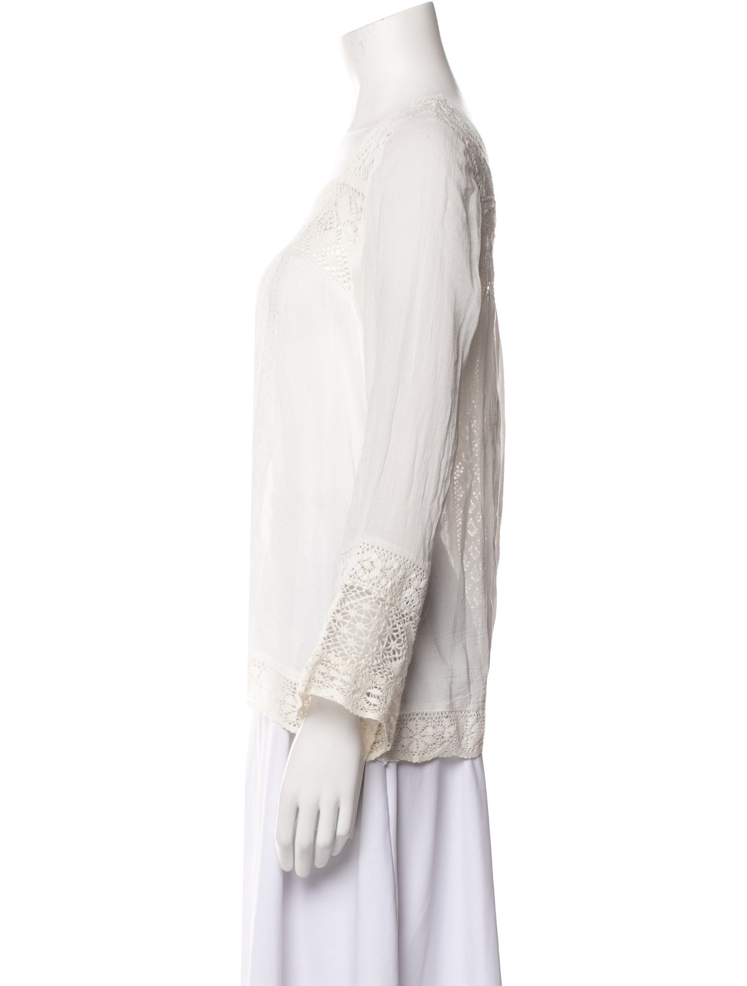 Spell Square Neckline Long Sleeve Blouse w/ Tags