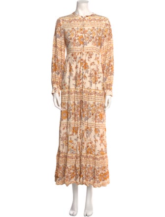 Spell Floral Print Long Dress