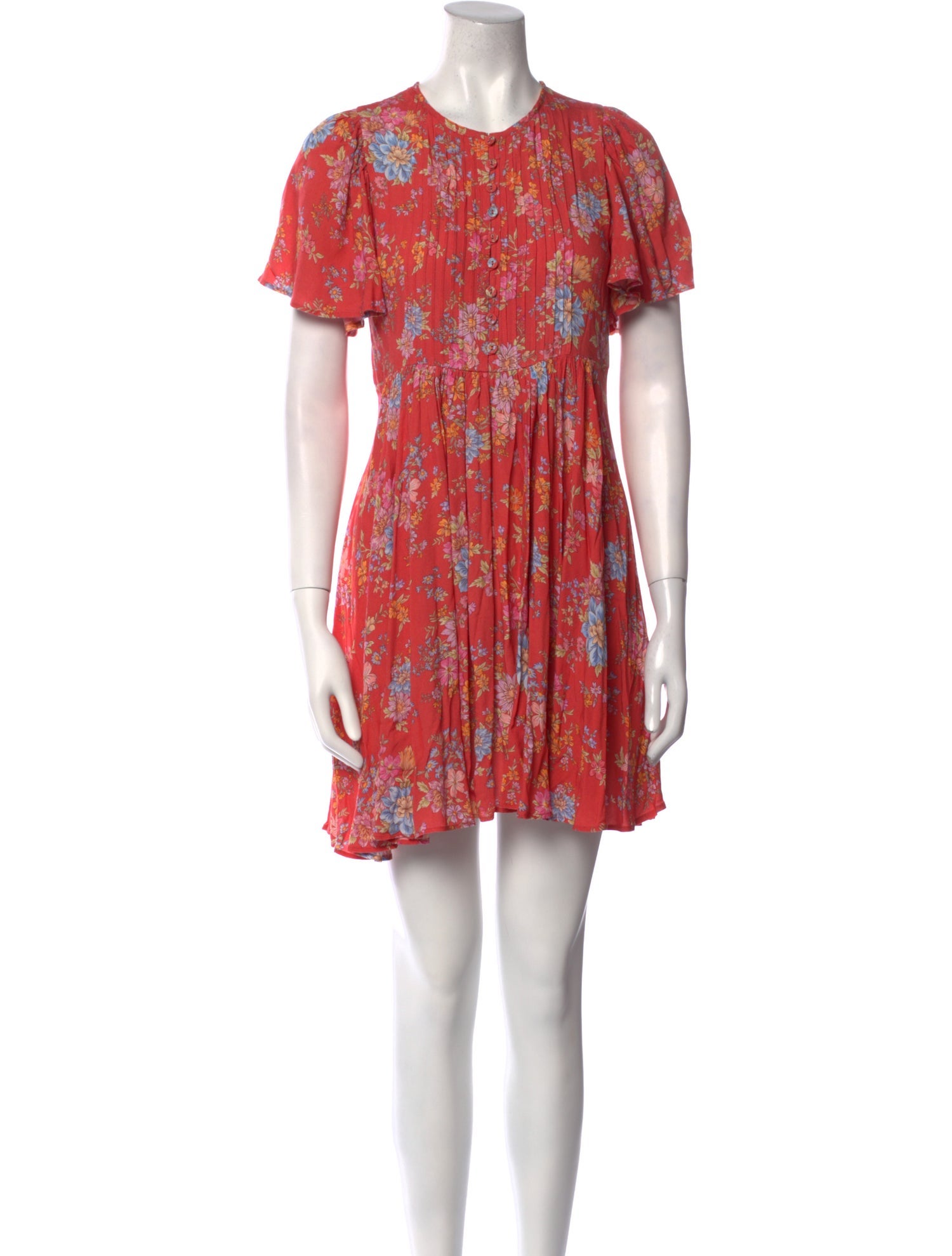 Spell Floral Print Mini Dress